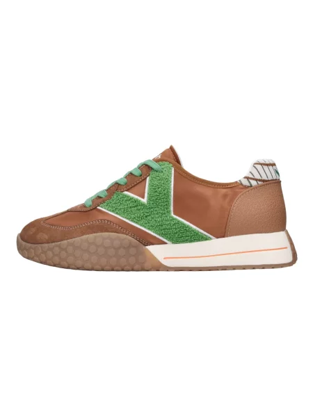 Sneakersy Kehnoo brązowe