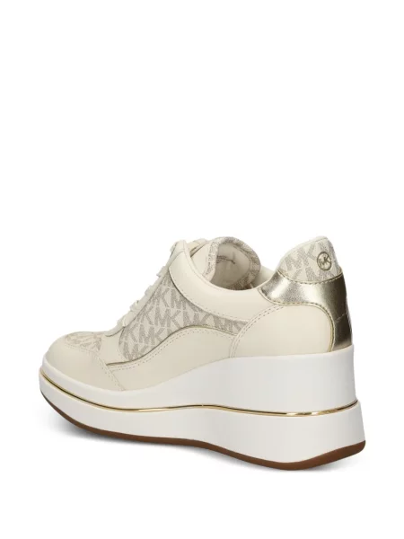 Sneakerși Michael Michael Kors cu pană alb
