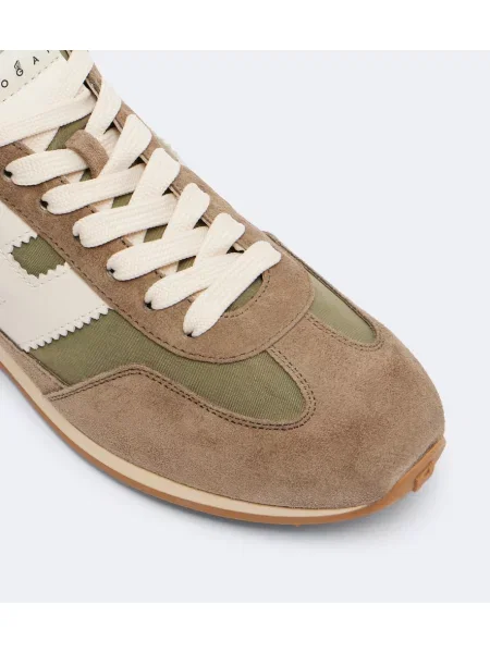 Sneakerși Hogan din piele de căprioară maro