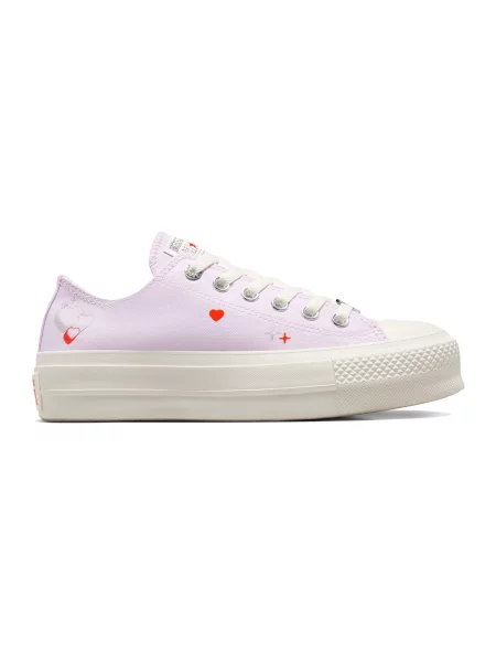 Converse Chuck Taylor All Star Lift Platform Heart Kobiety Buty sportowe Converse Size: fioletowy