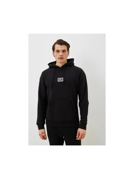 Kapucnis szvetter Reebok Sport fekete