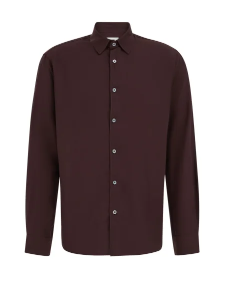 WE Fashion Košile tmavě hnědá