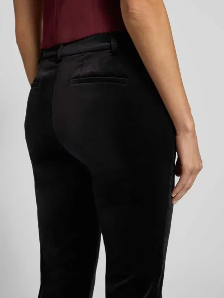 Spodnie skrócone z wpuszczaną kieszenią model ‘LAKYTHIA’ Lauren Ralph Lauren czarne