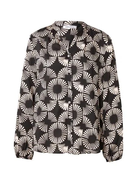 MORE & MORE Bluză crem negru