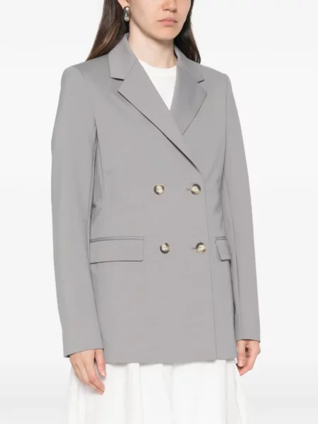 Sacou Max Mara cu două rânduri de nasturi gri