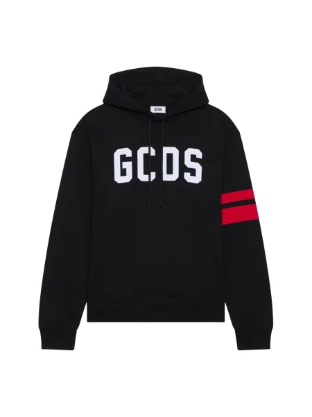 Bluza z kapturem Gcds z logo czarna