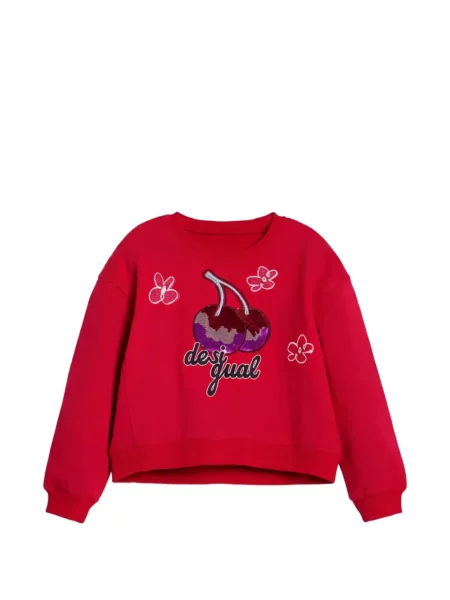 Bluza dziecięca Desigual czerwona