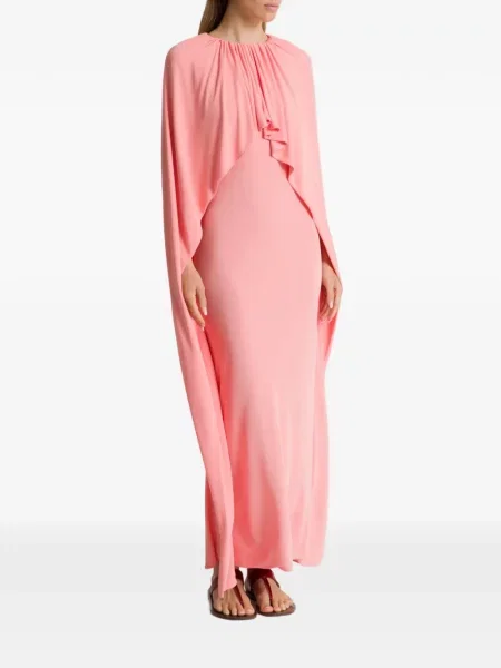 Maxi rochie maxi Alberta Ferretti de costum roz