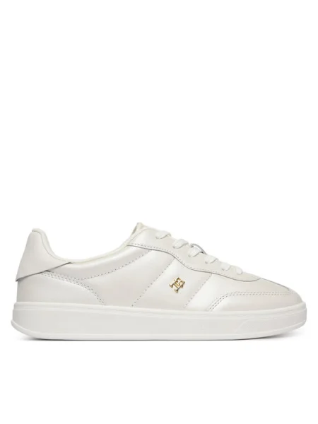 Sneakersy Tommy Hilfiger Th Heritage Shiny Sneaker biela