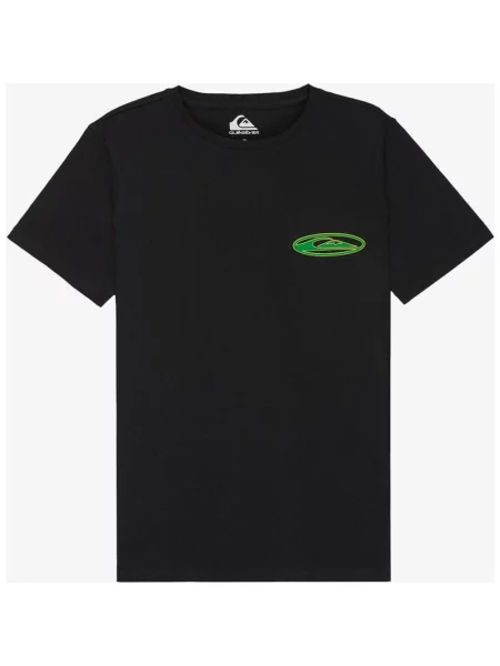 Koszulka Quiksilver Quik Globe czysty chłopięce 16 czarny