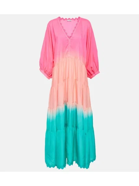 Rochie maxi Juliet Dunn de mătase de costum
