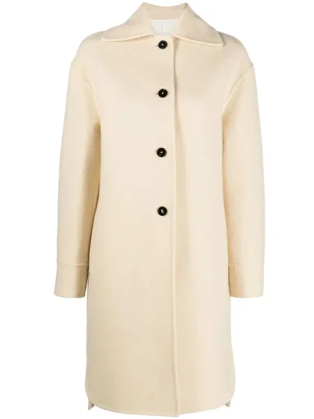 Płaszcz Jil Sander wełniany jednorzędowy