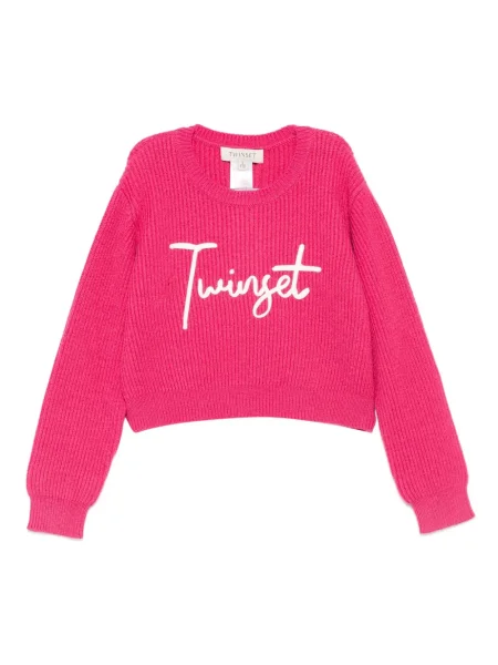 Sweter dziecięcy Twinset różowy