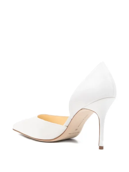 Pantofi cu toc Manolo Blahnik alb