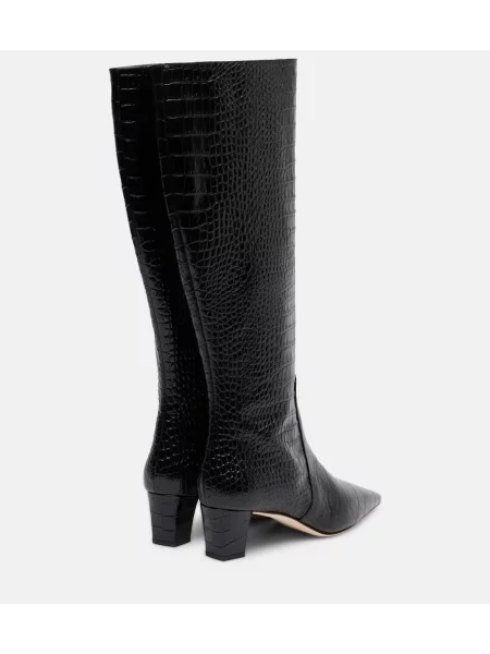 Cizme Manolo Blahnik din piele negru