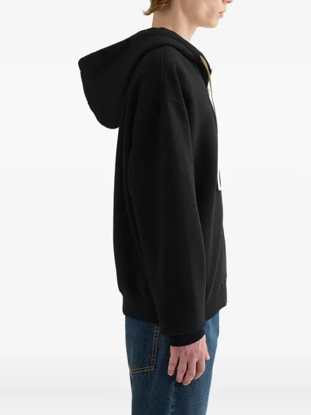 Суичър с качулка Jil Sander черно
