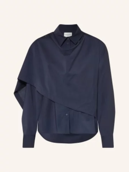 Claudie Pierlot Bluzka Koszulowa blau granatowa