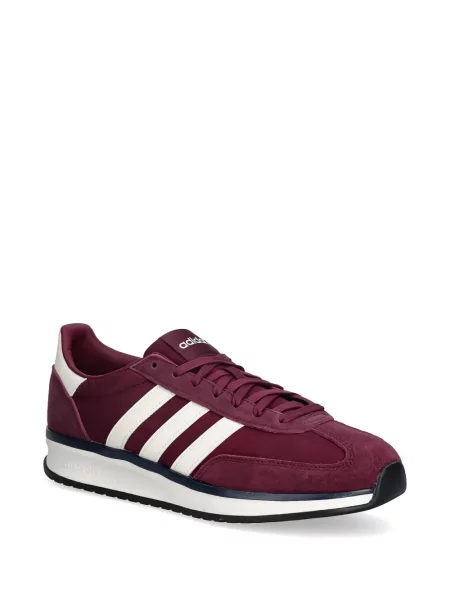Pruhované běžecké běžecké boty Adidas Run 70S s potiskem černé