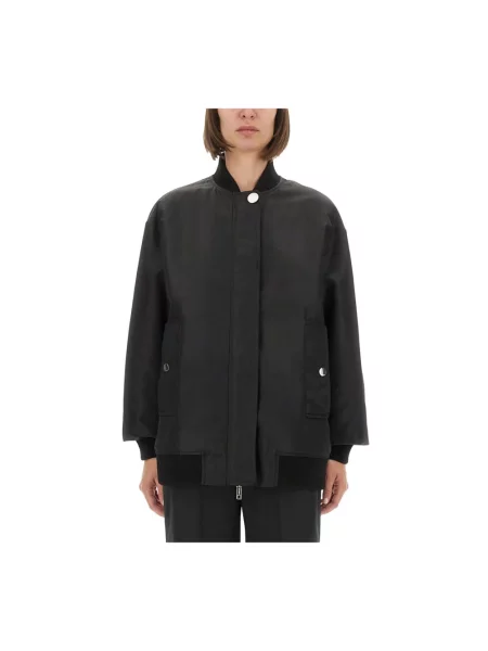 Kurtka bomber Sportmax ze stójką czarny