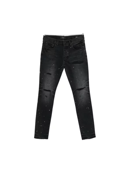 Skinny jeansy skinny Purple Brand czarne