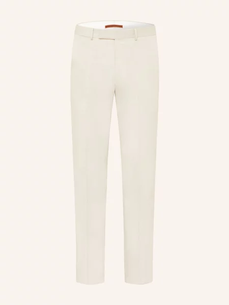 Zegna Chinosy Regular Fit weiss białe