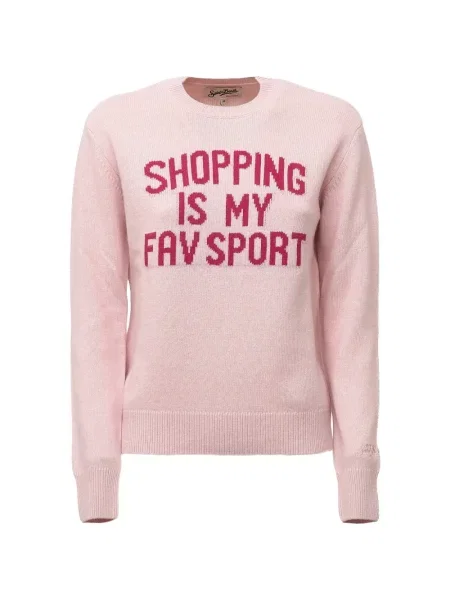 Pulover Mc2 Saint Barth cu broderie roz