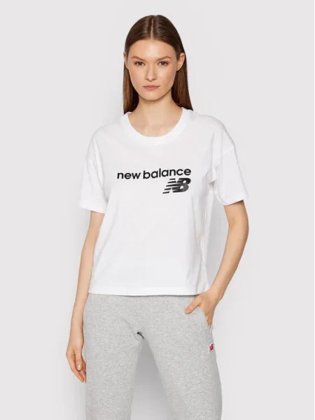 New Balance Tricou alb