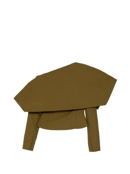 Gulerat top A.w.a.k.e. Mode asimetric verde
