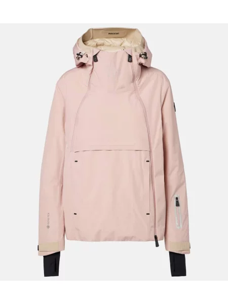 Jeździć na nartach kurtka narciarska Moncler Grenoble różowa