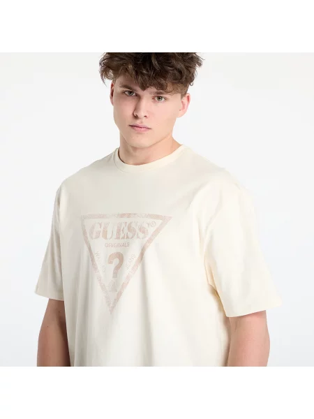 Тениска GUESS Originals T-Shirt Sandy Shore S бежово
