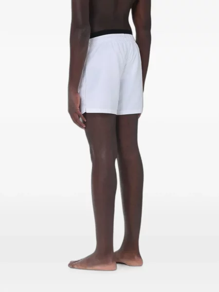 Su raišteliu maudymosi kelnaitės Ea7 Emporio Armani balta