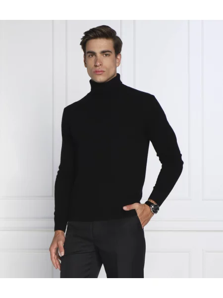 Pulover Oscar Jacobson de lână negru