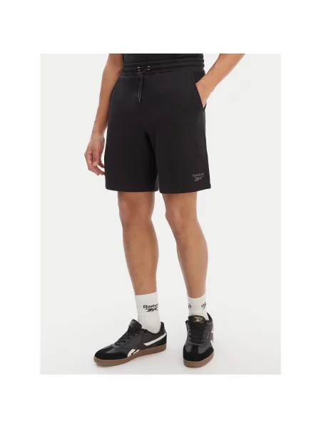 Reebok Sportiniai šortai Armstrong Regular Fit juoda