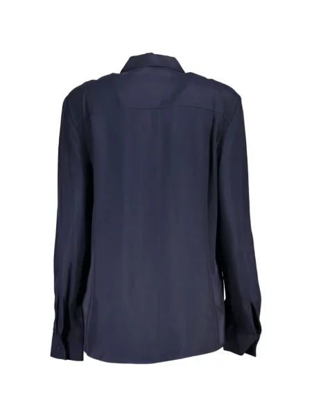 Lung cămașă Tommy Hilfiger albastru