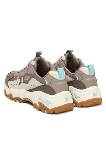 Sneakersy Skechers D'Lites Hiker hnedá