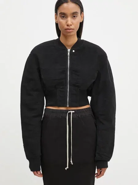 Rick Owens geaca bomber Collage Bomber femei de tranzitie negru