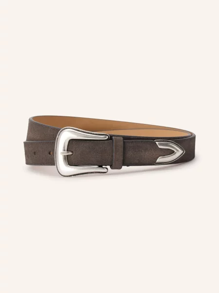 Pásek Tiger Of Sweden s tygřím vzorem šedý