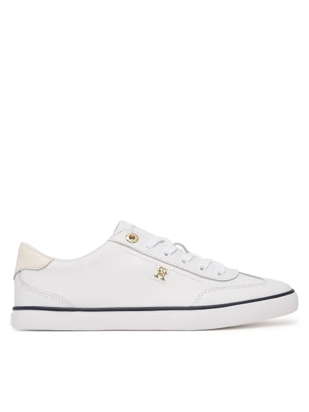 Tommy Hilfiger TH CHIC LOW PROFILE VULC tenisky dámske kožené biela