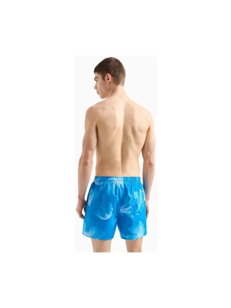 Pantaloni Eax albastru