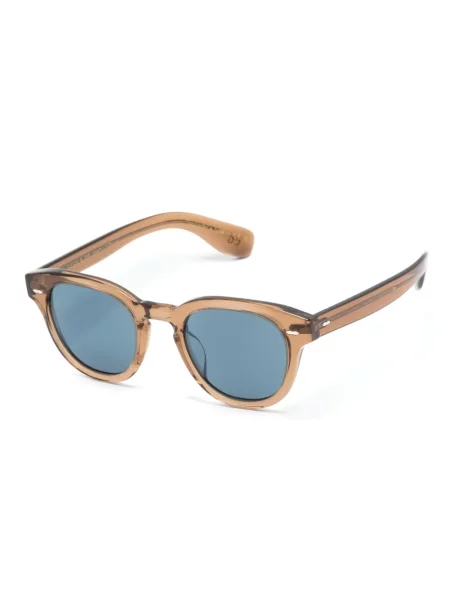 Saulės akiniai Oliver Peoples ruda