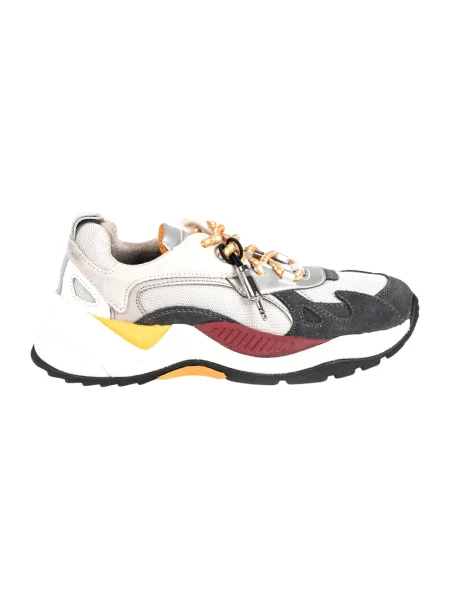 Sneakersy Geox skórzane żółte