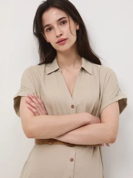 Medicine розкльошена сукня з льоном