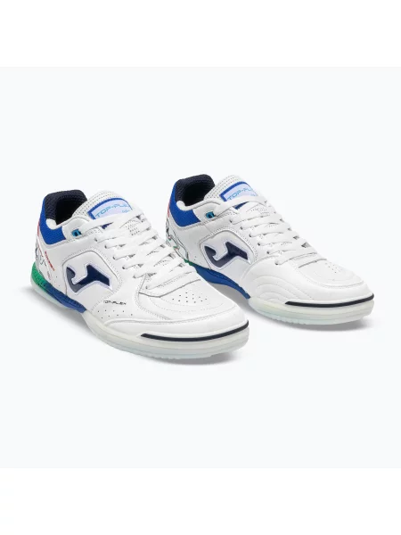 Încălțăminte de fotbal pentru bărbați Joma Top Flex Indoor white alb