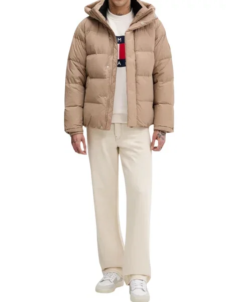 Bluza Tommy Hilfiger Jeans z długim rękawem beżowa