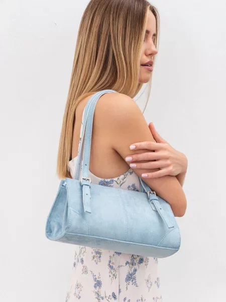 Romashka Теона Сумка Штучний нубук блакитний