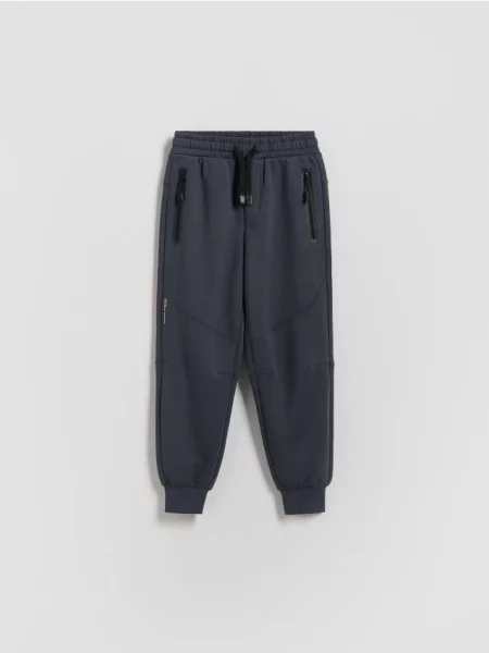 Reserved Брюки jogger темно-синій сині