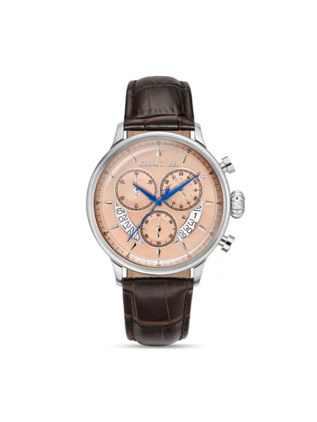CERRUTI Analogové hodinky Chronograph Dervio' hnědá