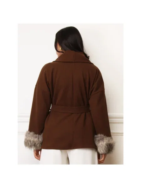 Palton La Modeuse maro