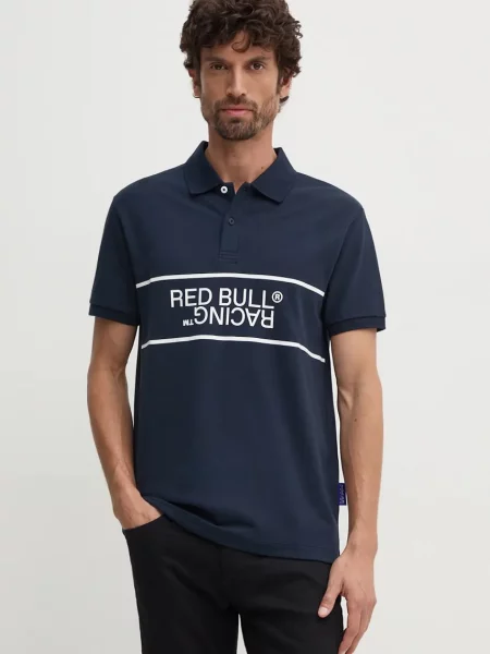 Polo majica Red Bull Racing X Pepe Jeans rdeča