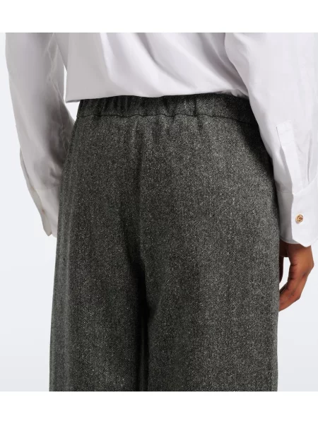 Pantaloni 's Max Mara de lână negru